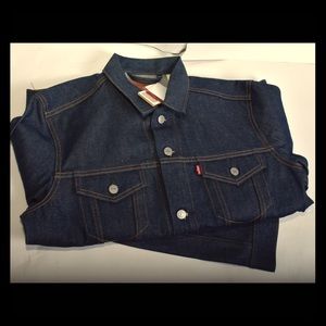 men’s Levi’s raw denim jacket